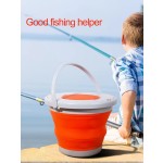 折叠桶厂家-10L圆形硅胶水桶