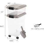 Pet Food Storage Supplier - 45Qt Blue Airtight Container with Scoop