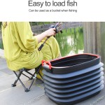 洗车桶厂家-伸缩钓鱼储物桶