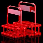 瓶提架厂家-塑料可折叠葡萄酒啤酒提手