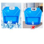 折叠水袋厂家-5L带阀门大容量