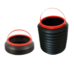 车载垃圾桶厂家-立式圆形塑料可折叠