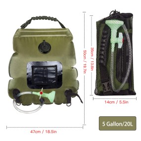 Solar Bath Bag Manufacturer - Portable Folding Camping Shower