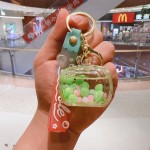 Flow Sand Keychain Manufacturer - Cartoon Yayli Oil Bottle Pendant