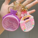 Puzzle Calculator Keychain Manufacturer - Cute Schoolbag Pendant
