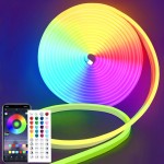 LED Neon Lights Factory - 16.4FT IP65 Waterproof RGB Strip