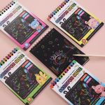 Scratch Art Book Manufacturer - Children DIY Colorful Graffiti Paper