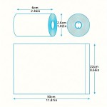 宠物废物袋厂家-6件爪印塑料清洁袋