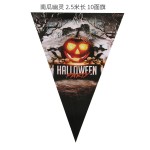 Halloween Banner Supplier - 2.5m 10 Pcs Pumpkin Ghost Flag