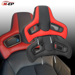 Racing Seat Headrest Manufacturer - Premium PVC Insert Neutral Design