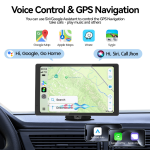 CarPlay Adapter Factory - 8-Inch HD Wireless Magnetic Dash Cam