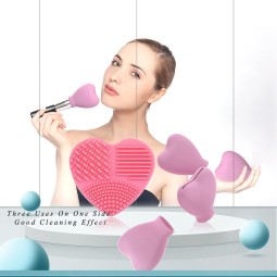 Makeup Brush Cleaner Manufacturer - Reusable Silicone Scrubber Board
