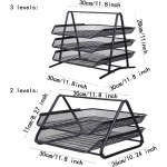 Document Tray Supplier - Metal Mesh Office Desk Organizer