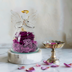 Glass Rose Ornament Supplier - Handmade LED Eternal Flower Gift Box