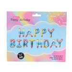 Birthday Letter Set Supplier - 16-inch Gradient Color with Ribbon