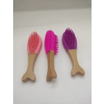 气囊梳厂家-环保木质平板解结梳