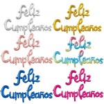 Spanish Letter Balloons Factory - 16 Inch Lowercase Feliz Cumpleanos