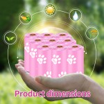 Pet Waste Bags Manufacturer - Pink Green Leak Proof Extra Thick