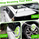 Car Wash Brush Kit Manufacturer - 62-Inch Long Handle Microfiber Mop