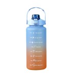 Water Bottle Set Supplier - 3in 1 Sport Half Gallon Plastic Bottle