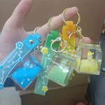 Acrylic Keychain Manufacturer - Custom Hello Kitty Milk Bottle Pendant