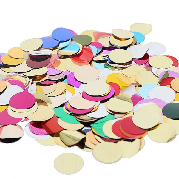 Metallic Confetti Supplier - Colorful Sequins for Party Decoration
