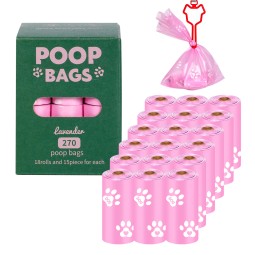 Pet Waste Bags Manufacturer - Pink Green Leak Proof Extra Thick