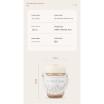 玻璃水杯厂家-可爱双饮珍珠便携