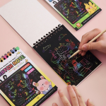 Scratch Art Book Manufacturer - Children DIY Colorful Graffiti Paper