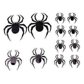 Halloween Sticker Factory - 3D Spider Wall Haunted House Decoration