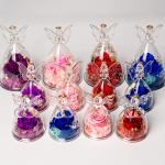 Glass Rose Ornament Supplier - Handmade LED Eternal Flower Gift Box