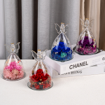 Glass Rose Ornament Supplier - Handmade LED Eternal Flower Gift Box