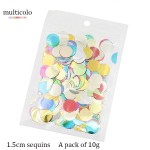 Metallic Confetti Supplier - Colorful Sequins for Party Decoration