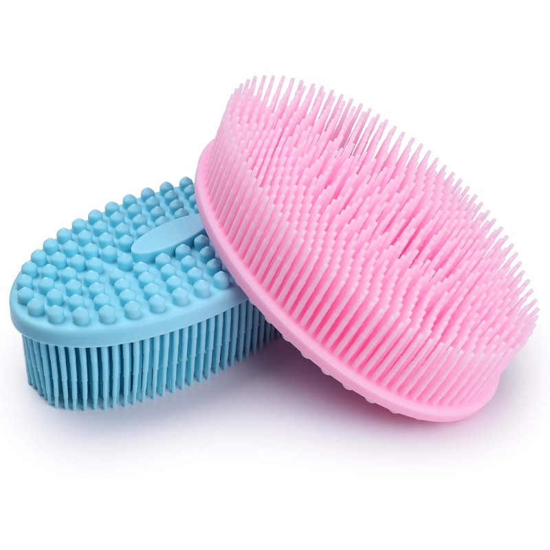 Body Scrubber Factory - Silicone Exfoliating Sponge Bath Brush