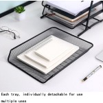 Document Tray Supplier - Metal Mesh Office Desk Organizer
