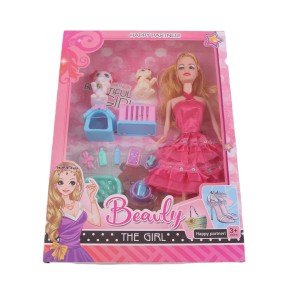 娃娃玩具生产商-精美白雪公主女孩节日礼物