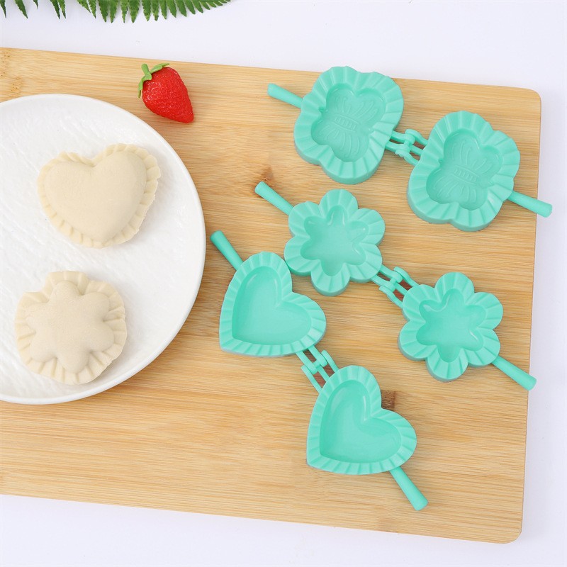 Dumpling Mold Factory - Heart Flower Shape Dough Press Pie