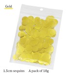 Metallic Confetti Supplier - Colorful Sequins for Party Decoration