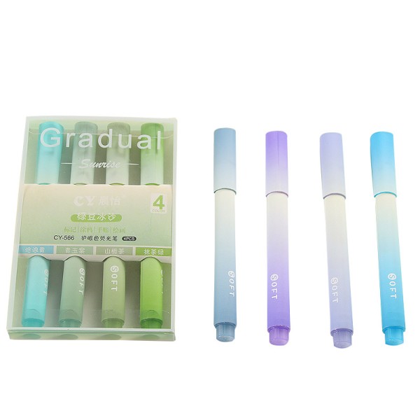 Highlighter Pen Factory - Mini Gradient Shell Multi-color Marker