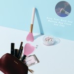 化妆刷清洁器生产商-可重复使用硅胶scrubber板