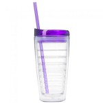 Acrylic Cup Manufacturer - 16oz Double Wall Clear Plastic Tumbler