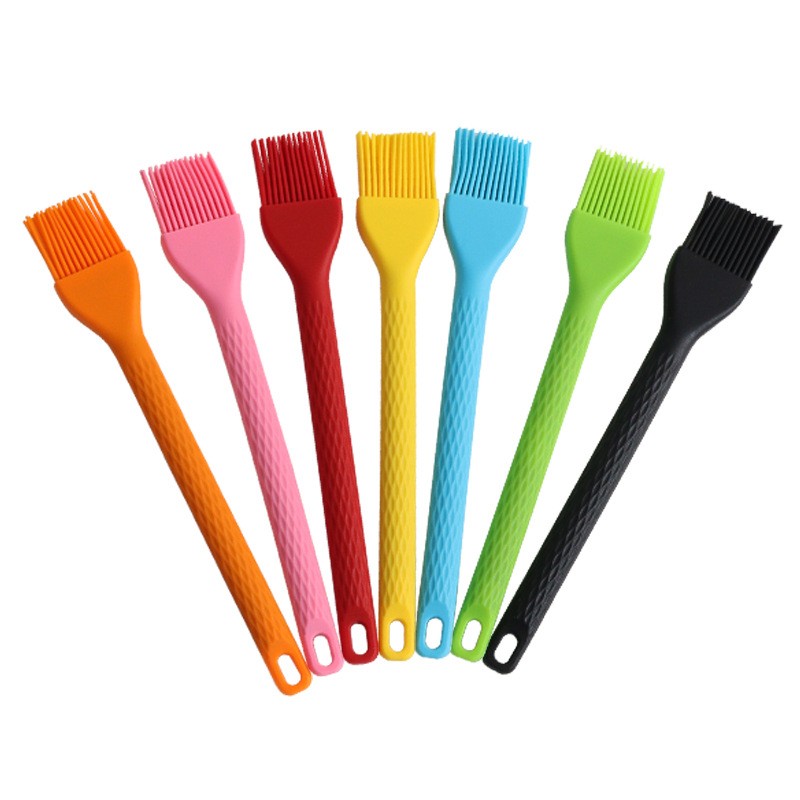 Barbecue Brush Supplier - Silicone Scraper Oil Mesh Semi-Transparent