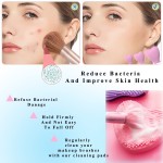 化妆刷清洁器生产商-可重复使用硅胶scrubber板