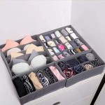 Storage Box Factory - Folding Divided Underwear Fabric Organizer