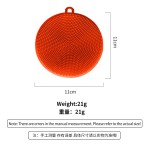 Dish Brush Factory - Round Pot Brush Color with Hanging Hole