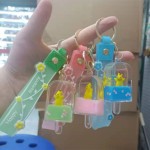 Acrylic Keychain Manufacturer - Custom Hello Kitty Milk Bottle Pendant