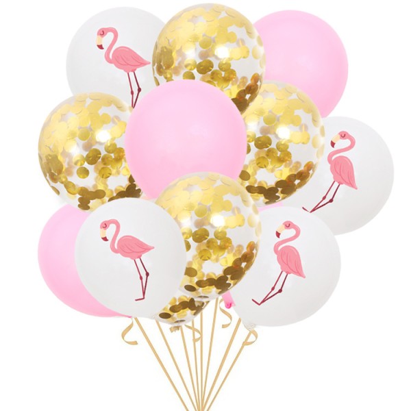 Hawaii Party Balloon Supplier - Pineapple Flamingo Latex Set