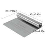 Pastry Scraper Supplier - Pro Dough Mirror Polished Stainless Steel