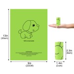Pet Poop Bag Factory - Corn Starch Green Extra Thick Leak Proof
