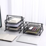 Document Tray Supplier - Metal Mesh Office Desk Organizer